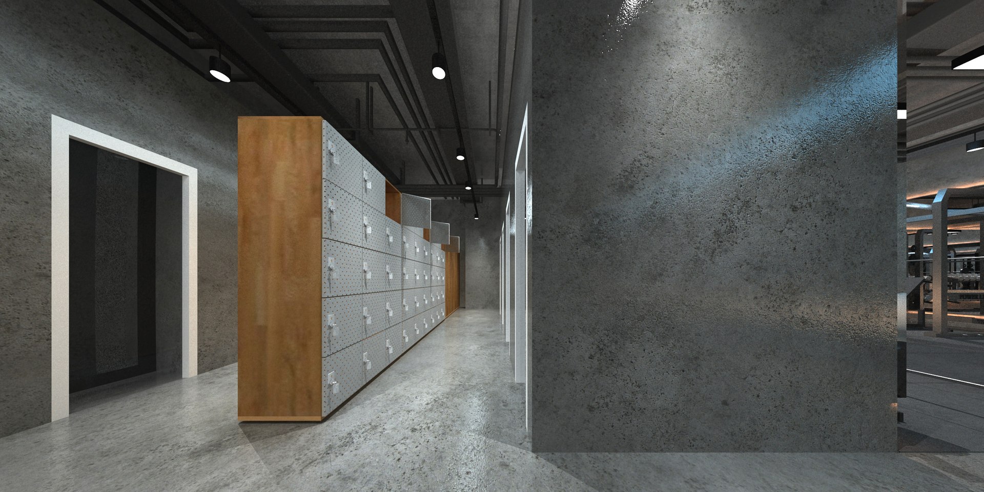 3D Industrial Style GYM Model - TurboSquid 2398825
