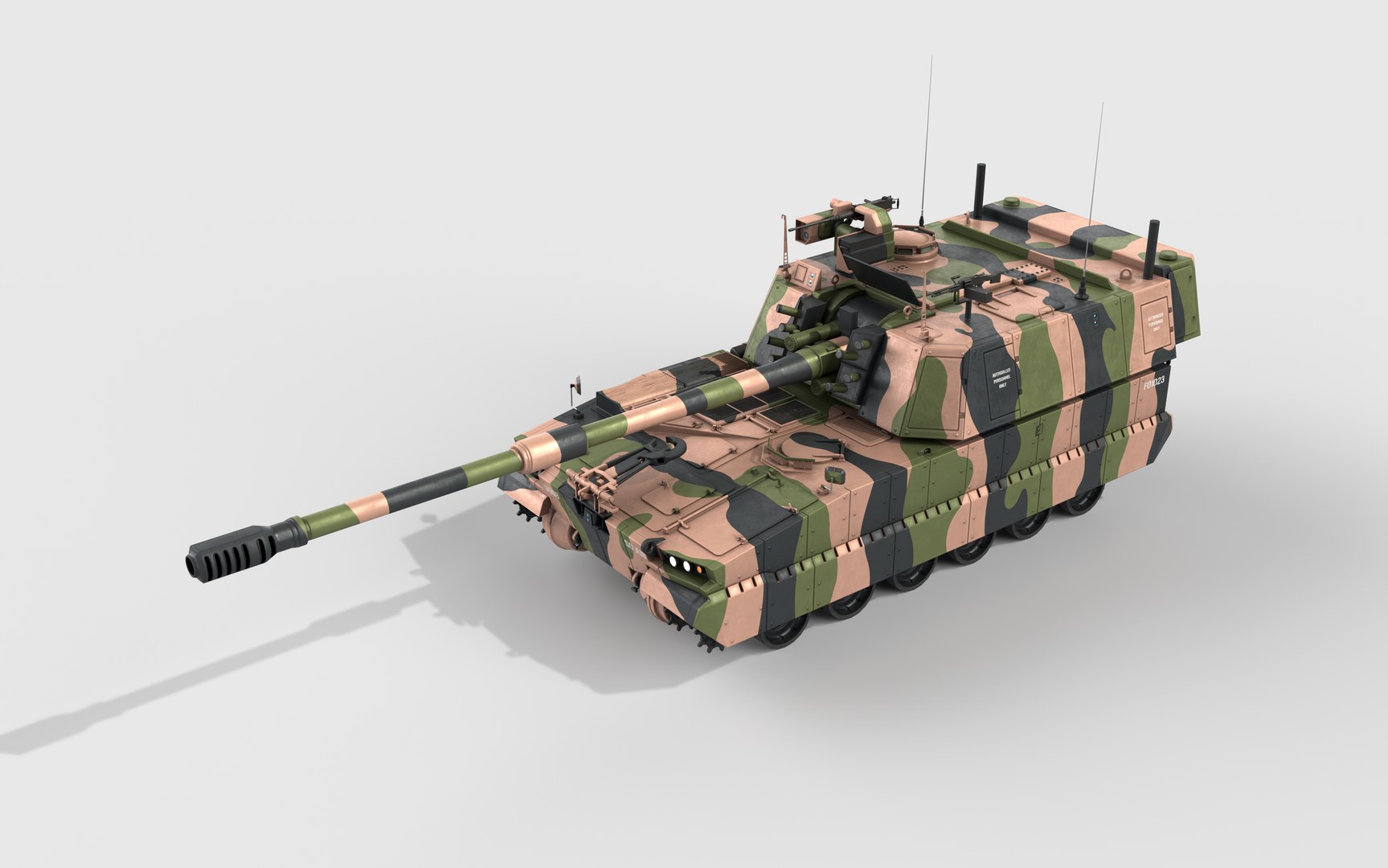3D AS9 Huntsman K-9 Thunder Model - TurboSquid 2206717