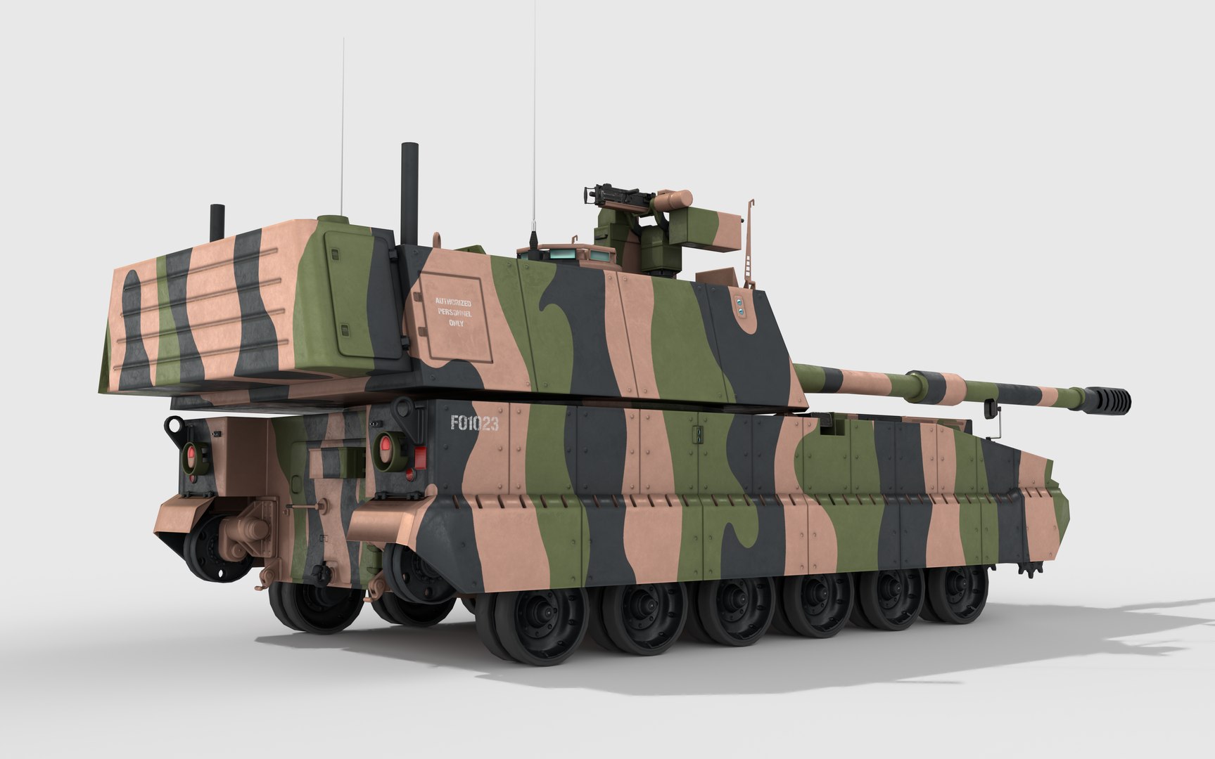 3D AS9 Huntsman K-9 Thunder Model - TurboSquid 2206717