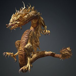 3D Dragon-D2 model