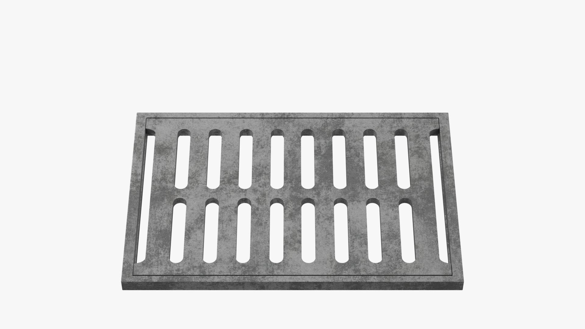 3D model Sewer grate 1 - TurboSquid 2140531