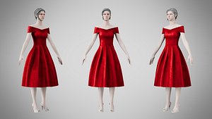 Dress 42 Ruby Velvet