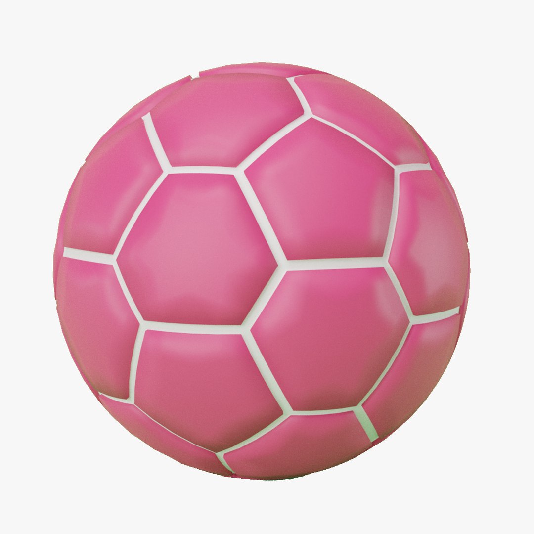 Pink Soccer Ball 3D TurboSquid 2081092