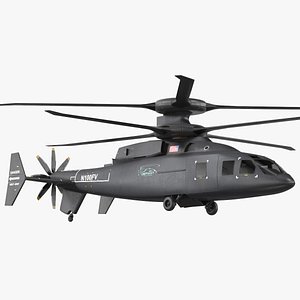 SB-1 Defiant Helicopter 3D