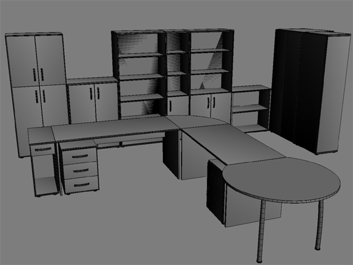 office furniture 3d model