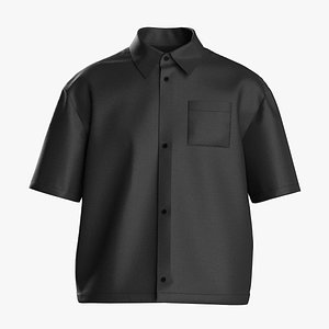 Male oversized shirt 3D model