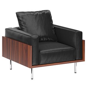 Armchair Brasilia minotti 3D model