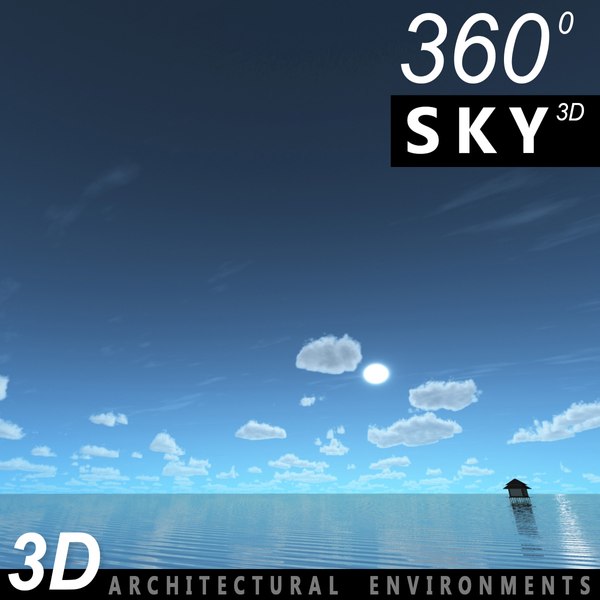 sky clouds 3d max