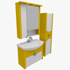 bathroom furniture 3d max