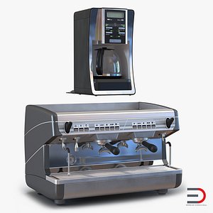 Coffee Machines 3D Models Collection