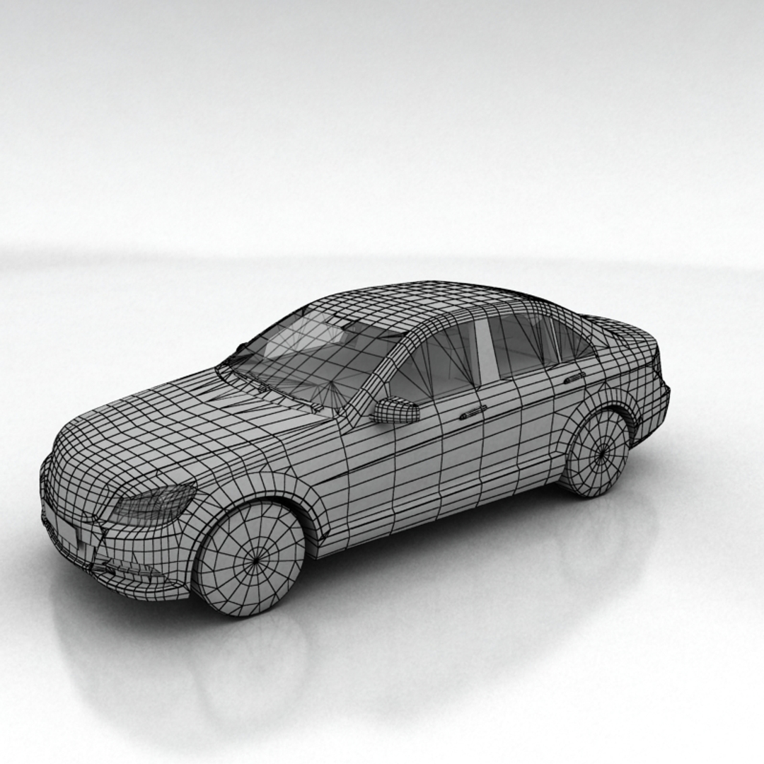 mercedes benz c 3d max