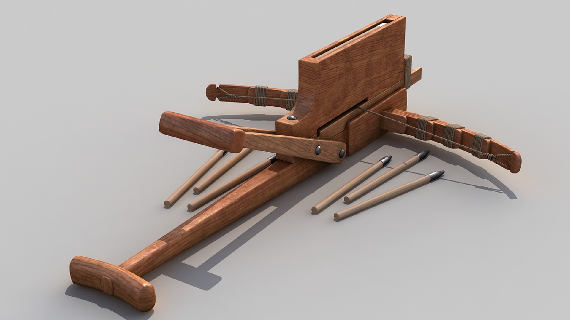 3d Cho-ko-nu Chinese Crossbow Weapon Model