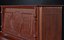 Pianoforte verticale vittoriano scolpito Gabler
