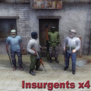 rebel rigged 3d model