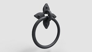 Door Handle Medieval M9 3D