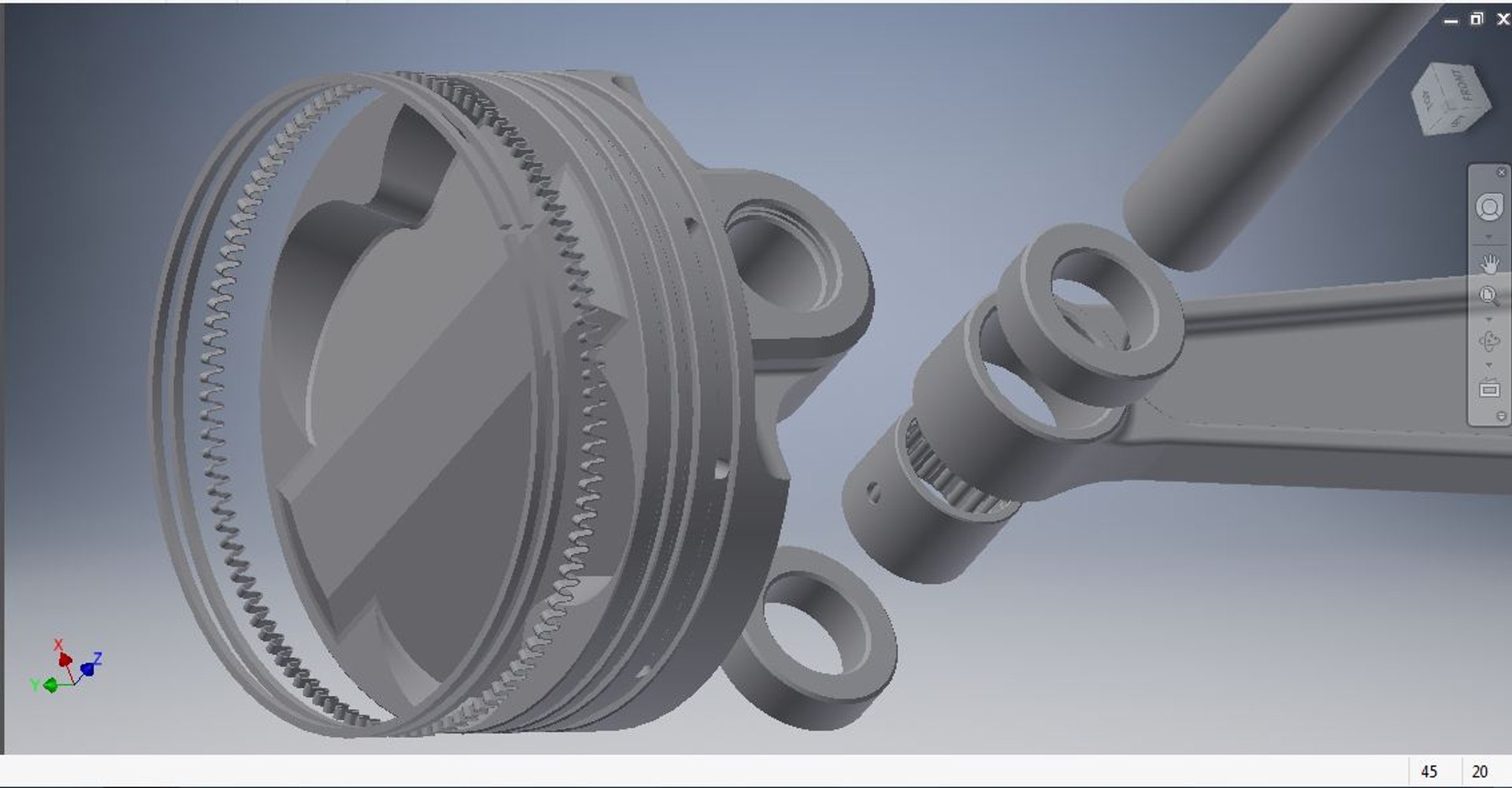 Car piston 3D model - TurboSquid 1316846