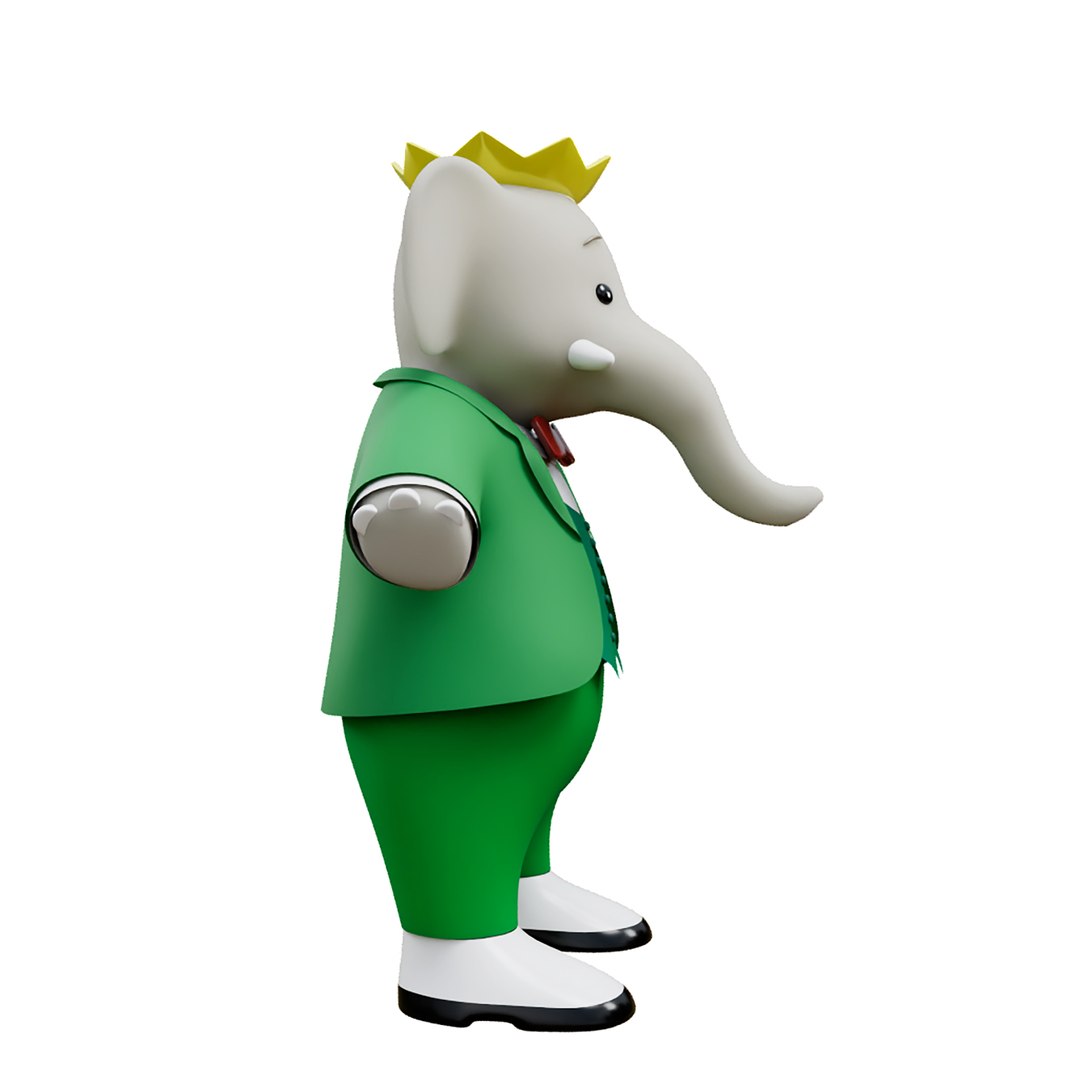 Babar 3D https://p.turbosquid.com/ts-thumb/A2/E5YqTU/Bz/presentationbabar003/png/1755142997/1920x1080/fit_q87/5c8bbc854fd4924aba7d832fd624c297d52b557b/presentationbabar003.jpg