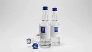 Slow Village Distiller Soju Bottle - High-Quality 3D Model