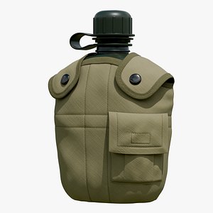 Military Bottle 3D model