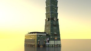 Taipei 101 Tower 3D model