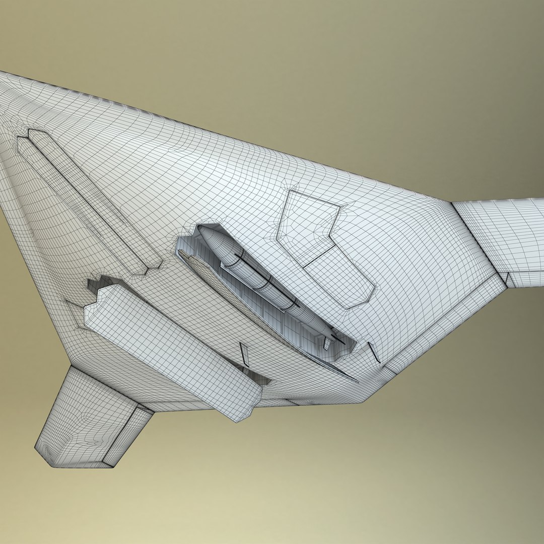 3dsmax X47b Bomber