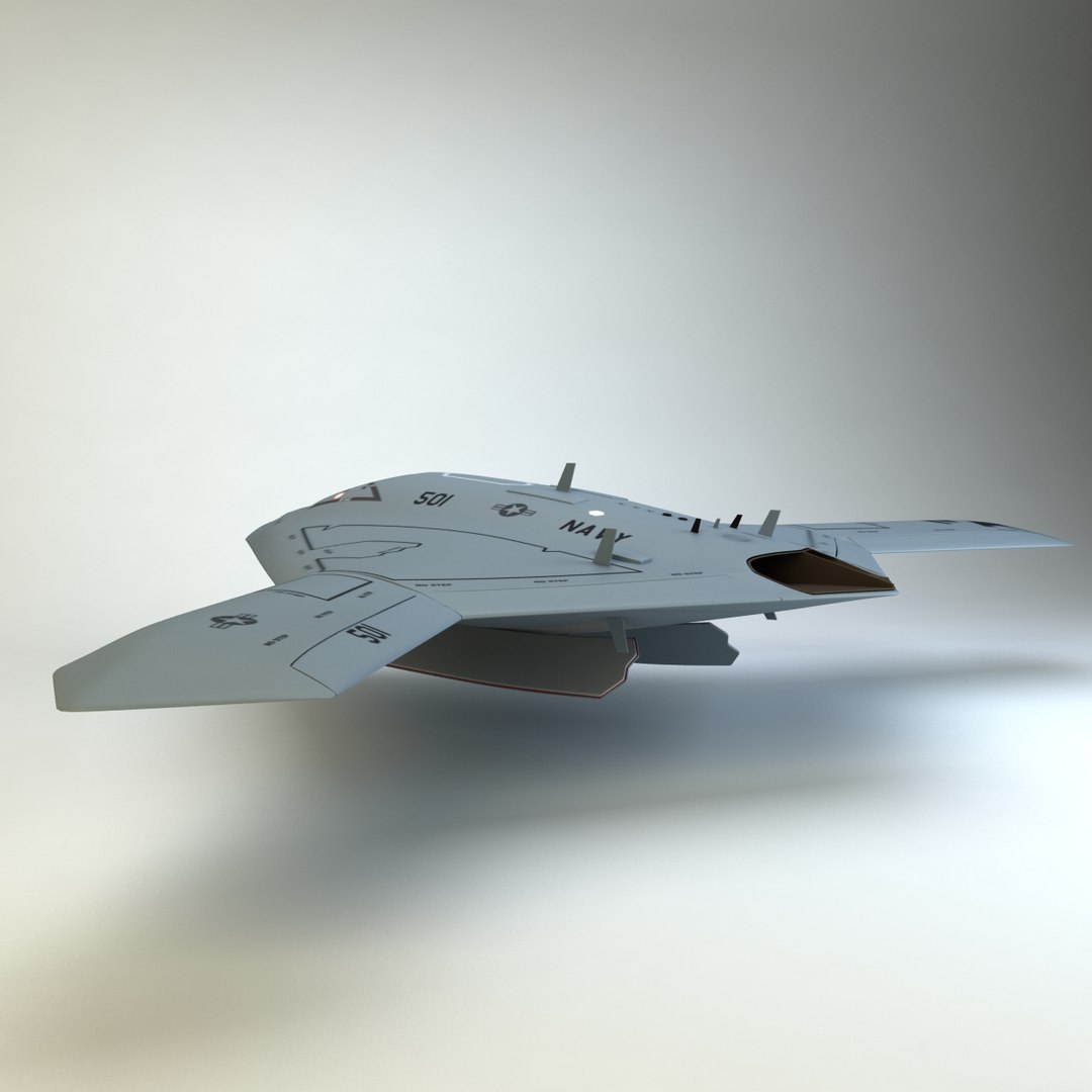 3dsmax X47b Bomber