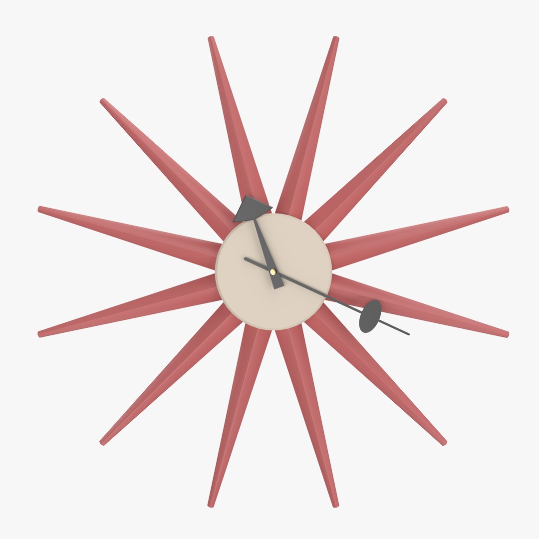 3D Model Wall Clock Modern Design Zegar - TurboSquid 2021186