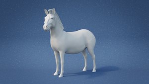 3D model Zebra