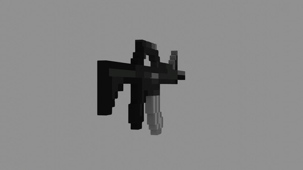 pixelart gun 3D 모델 - TurboSquid 1984910