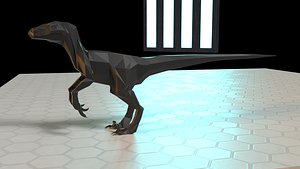 Low-Poly Velociraptor