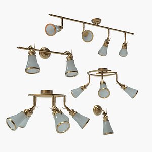 italy spot lamp vento 3D model