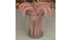 Candy canes 3D