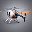md private helicopter 3d model
