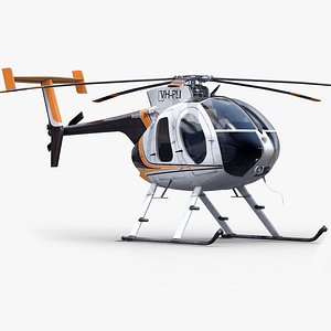 md private helicopter 3d model