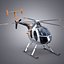 md private helicopter 3d model