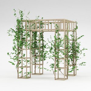 3d model of pergola