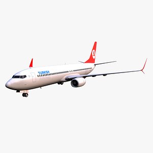 3ds max turkish airlines boeing