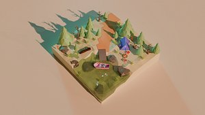 Hike 3D model
