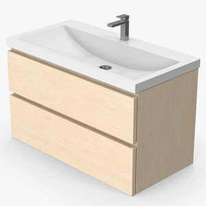 Bathroom Sink With Cabinet 3D model