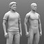 3dm cad male standing female reference