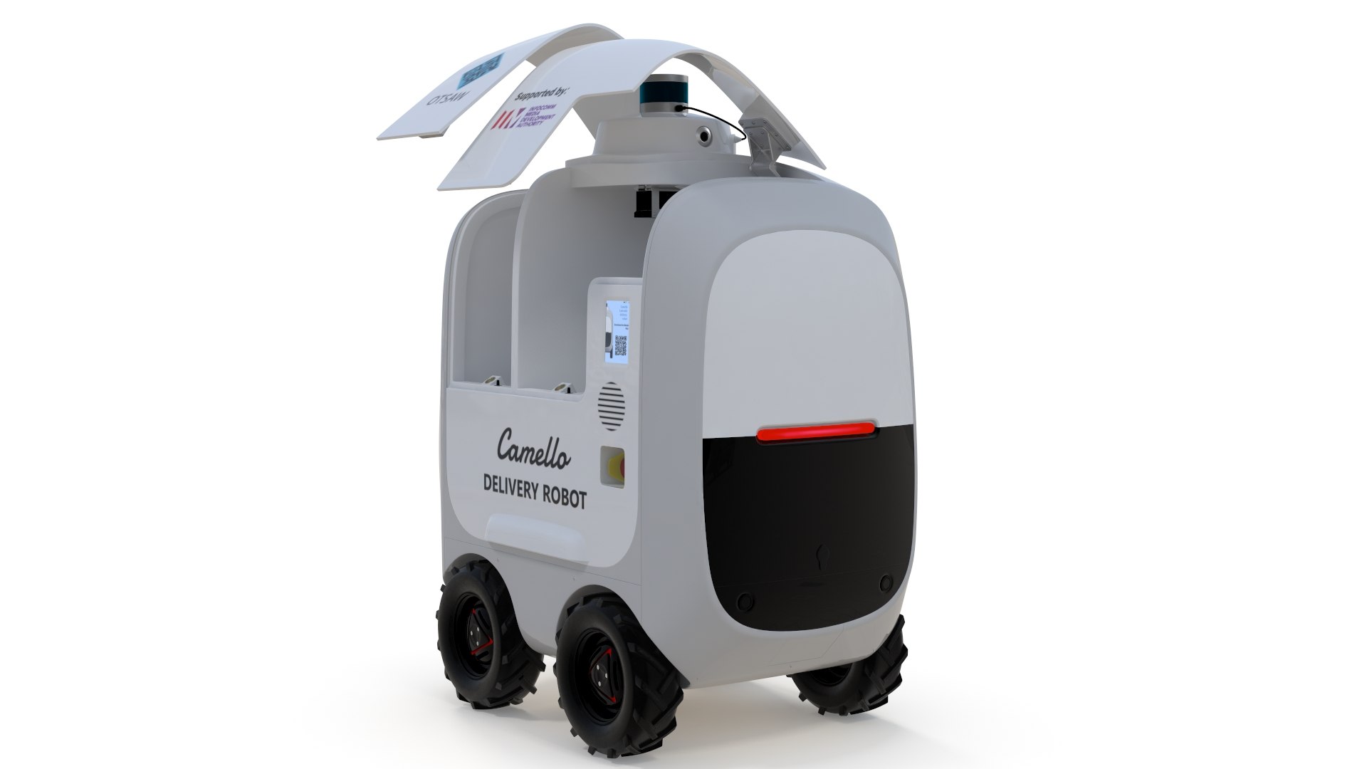 Camello Autonomous delivery robot model https://p.turbosquid.com/ts-thumb/A2/gYfGz7/CI/4/jpg/1644105066/1920x1080/fit_q87/2d05cc01fca9ef688f4f1ab1e83004e401f6fbc3/4.jpg