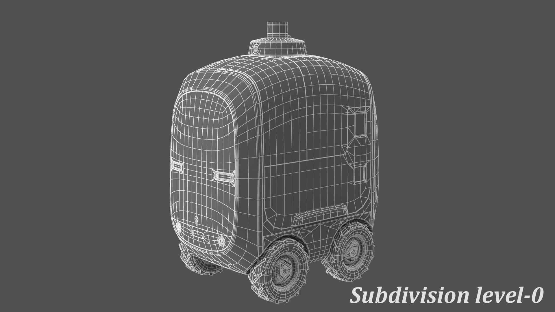 Camello Autonomous delivery robot model https://p.turbosquid.com/ts-thumb/A2/gYfGz7/He/grid_level_0/jpg/1644105404/1920x1080/fit_q87/8513e912d5ed36bc071c631363531a2ad7b1b4b1/grid_level_0.jpg
