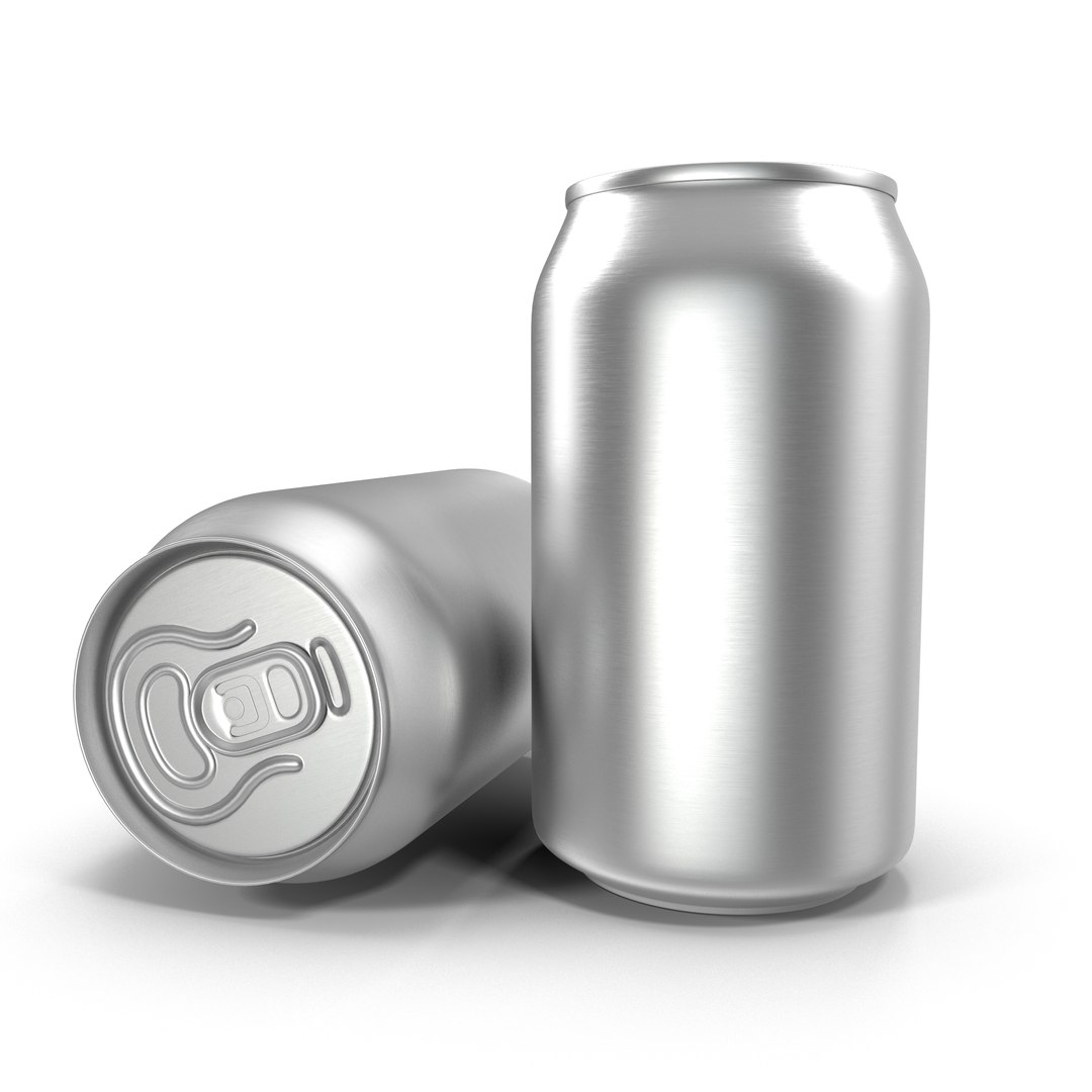 Aluminum Can 0.33L 3D Model 3D model preview