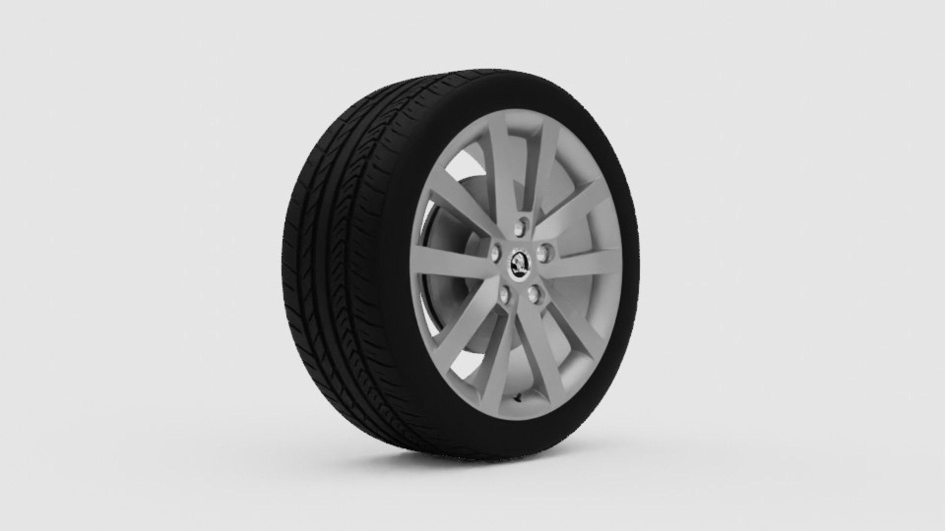 3D Model Police Wheel With Rim - TurboSquid 2157647