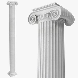 Greco Roman Ionic Column Architecture