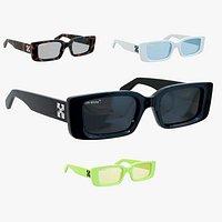 Off-White Arthur rectangle frame sunglasses