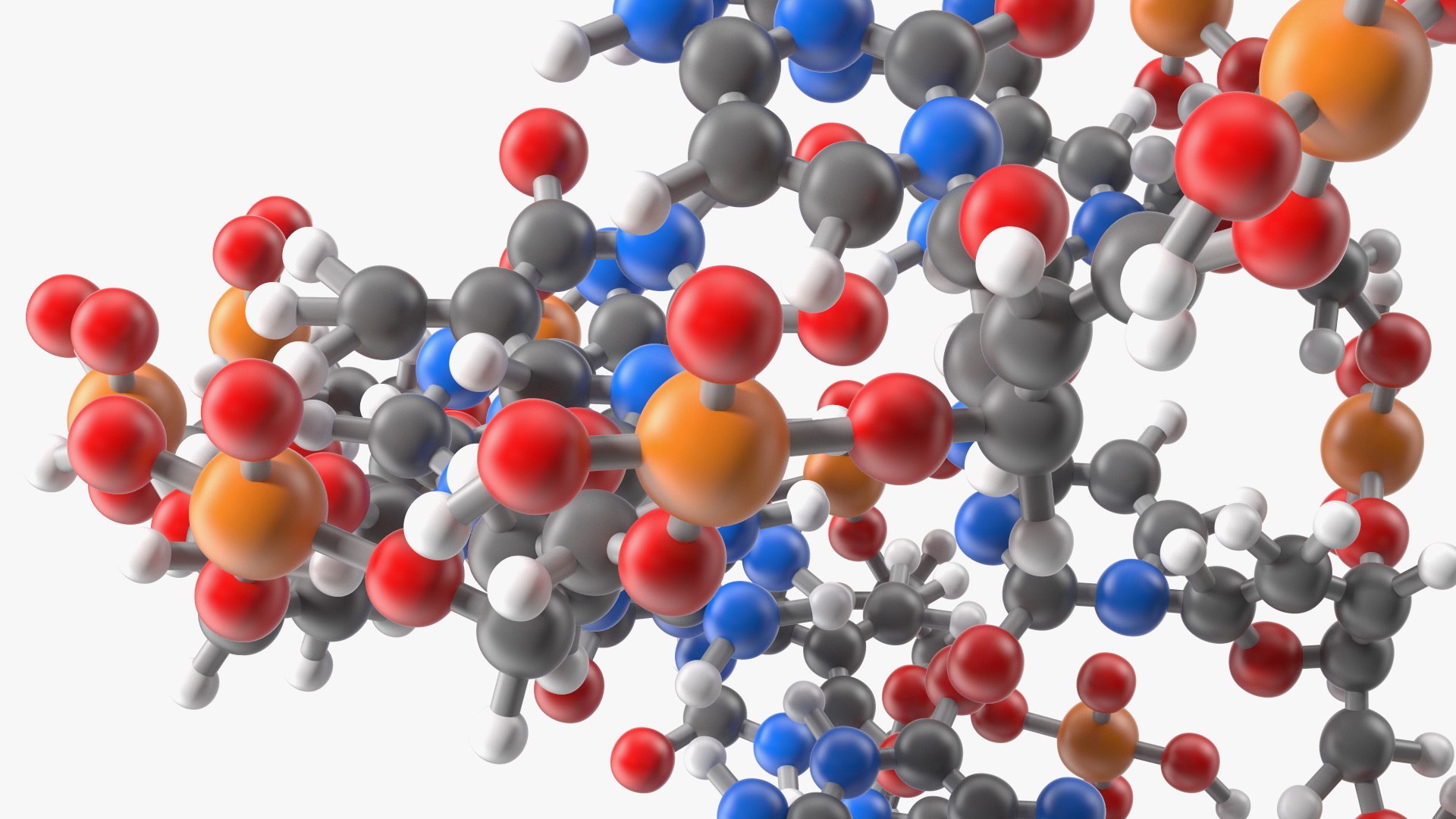 B Form DNA Structure 3D - TurboSquid 1836656