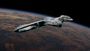 Battlecruiser 3D model