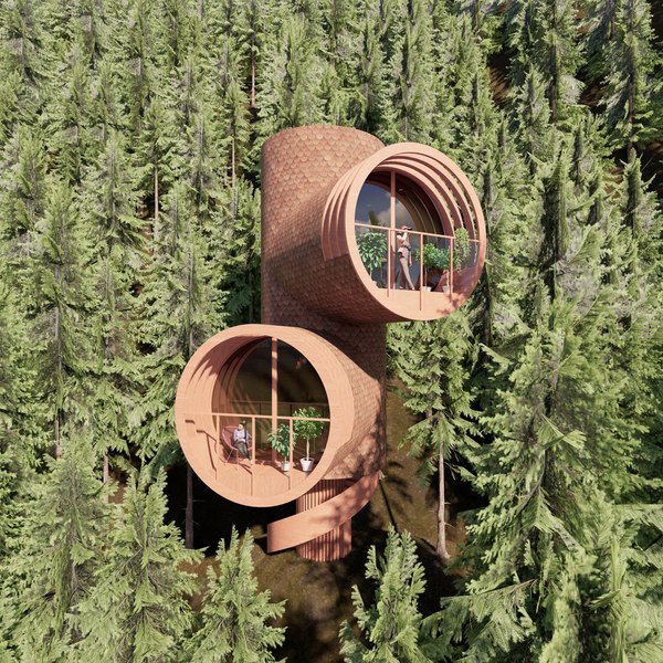 modelo 3d Tree House Vol.2 - TurboSquid 1500086