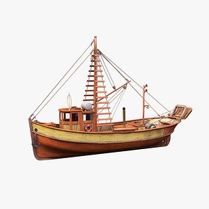 3D model vessel fish palamos